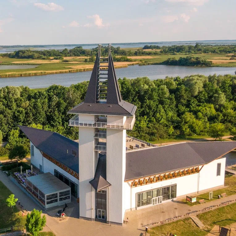 Tisza-tavi Ökocentrum madártávlatból